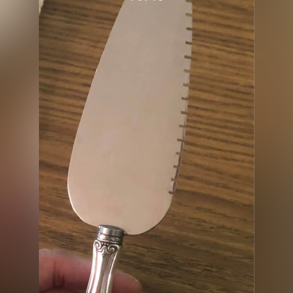 Silver Cake Server